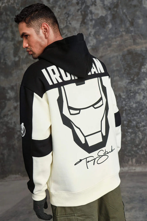 Iron Man Oversized Heavyweight Hoodie(Fleece)
