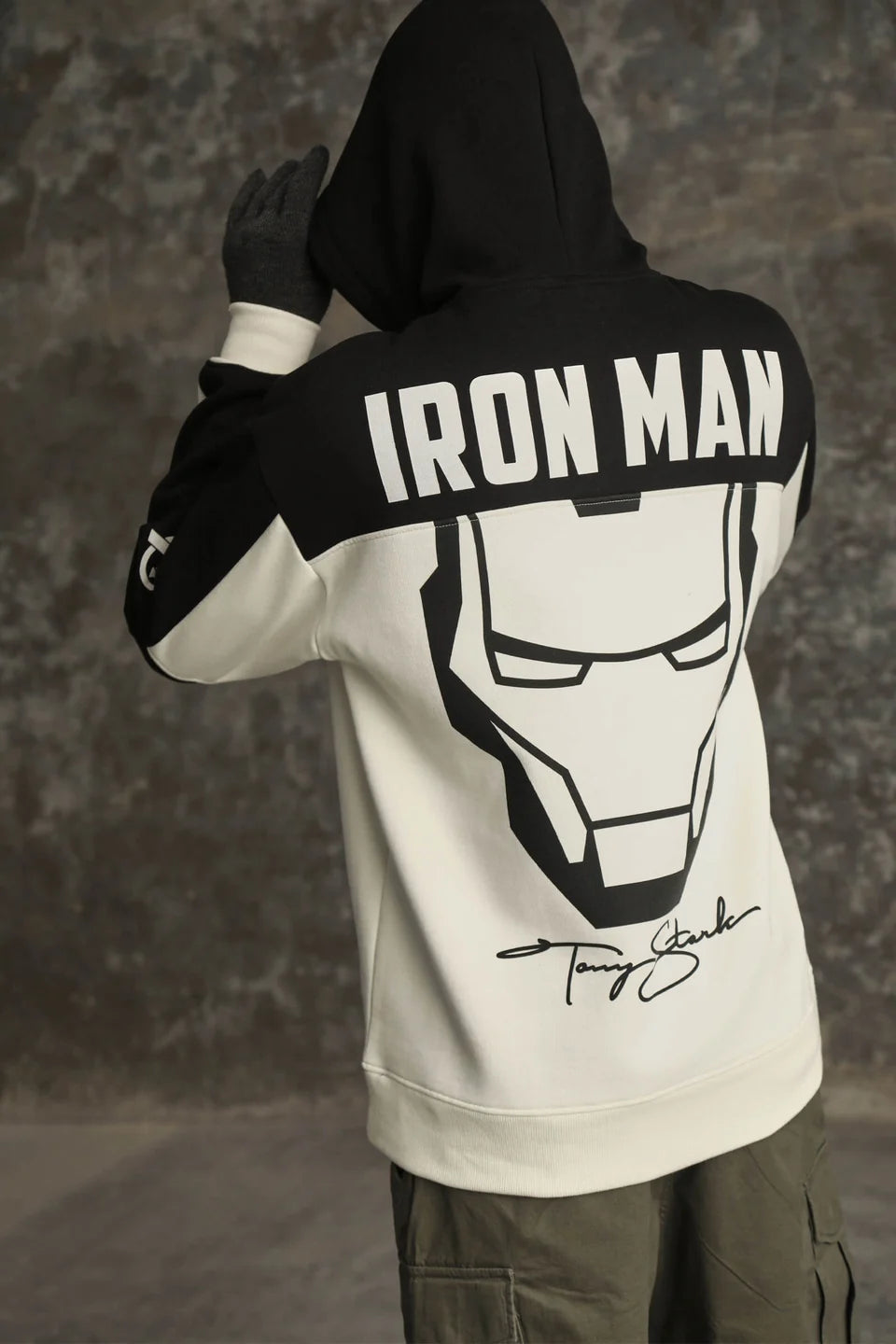 Iron Man Oversized Heavyweight Hoodie(Fleece)